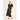 Sinda Dress Black fra A-View – sort festkjole i sateng-look med puffede ermer, wrap-effekt og volangskjørt. 100% polyester.