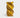 Pillar Marshmallow Ocher søylebord i okergul glassfiber fra &klevering – høyde 54 cm, diameter 29,5 cm, bærende opp til 3,5 kg, brukt som dekorpiedestal for plante.