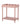 Bloomingville Creative Collection Isola Side Table – rosa sidebord i furu, L60 x H68 x B40 cm, med hylle til oppbevaring og dekor.