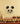 Plumpy Panda Head Rug – rundt teppe med pandaansikt i 100 % ull
