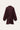 Noella N-Melda Dress Maroon – kort vinrød kjole i viskosesateng med høy hals, lange voluminøse ermer, markert midje og lett utsvingt skjørt.