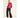 Camino Blouse fra A-View – elegant jacquardbluse i 100% polyester med blomstertekstur, rund hals og pufferm. Normal passform.