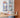 GRID SHELF Small – trådhyllesystem i lyseblå farge W: 23 x H: 79 x D: 13 cm