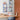 GRID SHELF Small – trådhyllesystem i lyseblå farge W: 23 x H: 79 x D: 13 cm