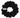 SUI AVA Cringle Ribbon Scrunchie Black, sort hårstrikk i krøllete stoff med fyldig, rynket struktur og hvit SUI AVA-etikett, vist på hvit bakgrunn.