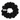 SUI AVA Cringle Ribbon Scrunchie Black, sort hårstrikk i krøllete stoff med fyldig, rynket struktur og hvit SUI AVA-etikett, vist på hvit bakgrunn.