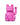 Maneki-Neko Lucky Cat Glossy Pink fra Donkey – rosa lykkekatt med vinkende pote, 15 cm høy.