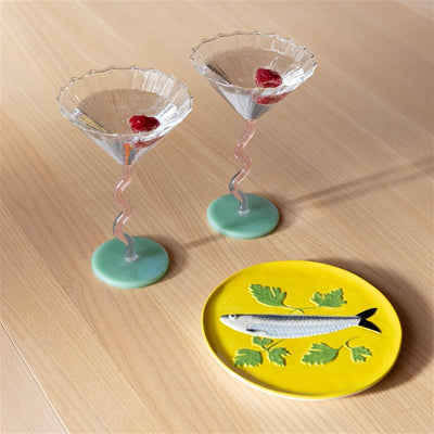 Cocktail glass i vakker og leker design fra klevering. 