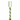 Bloomingville Swirlie lysestake 19 cm i munnblåst grønt glass med dekorativ tvistet stett og spiralform i grønn og hvit.