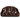 SUI AVA Sequin Clutch Bag Dark Brown – mørkebrun clutch dekket med glitrende paljetter og markerte draperinger som gir vesken en myk, voluminøs form.
