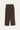 Noella N-Darryl HW Pants Chocolate – mørkebrun dressbukse med høyt liv, vide ben, beltehemper og to smale belter i midjen.