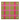 SUI AVA Tartan Scarf Army, kvadratisk skjerf med rutemønster i olivengrønt, rosa og brunt, med små hvite blomstermotiver i hjørnene.