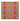 SUI AVA Tartan Scarf Army, kvadratisk skjerf med rutemønster i olivengrønt, rosa og brunt, med små hvite blomstermotiver i hjørnene.