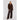 Brown Jacket fra A-View, kort brun fuskepelsjakke i 100 % polyester med krage, skjult lukking foran og romslig passform.