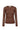 Detaljbilde av A-View Evalla Blouse Dark Brown – elastisk mørkebrun blonde med transparent mønster og fin tekstur.