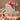 Rice Wrapping Paper Cream – julegavepapir med rødt diamantmønster og små juletrær, 3 meter rull i kremfarge for vakker innpakning.