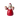 Rice Small Santa Claus Candle Holder i rød keramikk – lysestake formet som julenisse, small størrelse (9 × 12 × 5 cm), passer til små julelys.