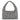 SUI AVA Mini Hobo Crystal Bag Clear Crystal, liten sølvfarget festveske dekket av glitrende rhinsteiner, med avrundet fasong og buet håndtak, vist på hvit bakgrunn.