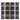 SUI AVA Tartan Scarf Black, kvadratisk rutete skjerf i sort, grågrønt og lilla med lyse kontrastlinjer og små blomstermotiver i hjørnene.