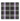 SUI AVA Tartan Scarf Black, kvadratisk rutete skjerf i sort, grågrønt og lilla med lyse kontrastlinjer og små blomstermotiver i hjørnene.