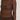 Modell med A-View Evalla Blouse Dark Brown – mørkebrun figurnær blondetopp med rund hals, lange ermer og transparent blondemønster.