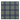 SUI AVA Tartan Scarf Grey, kvadratisk rutete skjerf i grått, dempet grønt og mørkeblått med små hvite blomstermotiver i hjørnene, vist på hvit bakgrunn.
