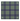 SUI AVA Tartan Scarf Grey, kvadratisk rutete skjerf i grått, dempet grønt og mørkeblått med små hvite blomstermotiver i hjørnene, vist på hvit bakgrunn.