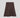 MSCHMercy East Skirt Brown fra MSCH Copenhagen sett bakfra – kort brunt strikkeskjørt med A-formet passform.
