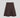 MSCHMercy East Skirt Brown fra MSCH Copenhagen sett forfra – kort brunt strikkeskjørt med A-form og elastisk midje.