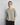 MSCH Nilda Ima Q SS Sweatshirt fra Moss Copenhagen i beige med svarte striper. Kortermet stripet sweatshirt med løs passform og rund hals.