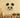 Plumpy Panda Head Rug – rundt teppe med pandaansikt i 100 % ull
