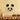 Plumpy Panda Head Rug – rundt teppe med pandaansikt i 100 % ull