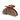 SUI AVA Helen Lume Middle Brown 9,5 cm hårklype med blank, transparent finish og glitrende rhinsteiner.