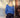 BOII - ADANNE Polo Knit – Blue/Dark grey - One size