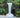 Vase - Glassvase - Hvit - H : 22 cm