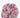 Julie Wildflower Scrunchie Rose Shadow fra Sui Ava – stor blomstrete hårstrikk i rosa, lilla, krem og grønne nyanser.