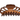 SUI AVA Amy Smooth Big Brown 10 cm stor hårklype med blank finish og åpent, organisk design.