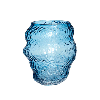 Vase Bubbely Blue fra Hubsch Interior.